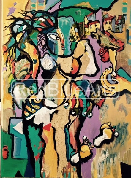 Contemporary Indian Art Houston | Mix Media On Canvas | Gopaal Seyn