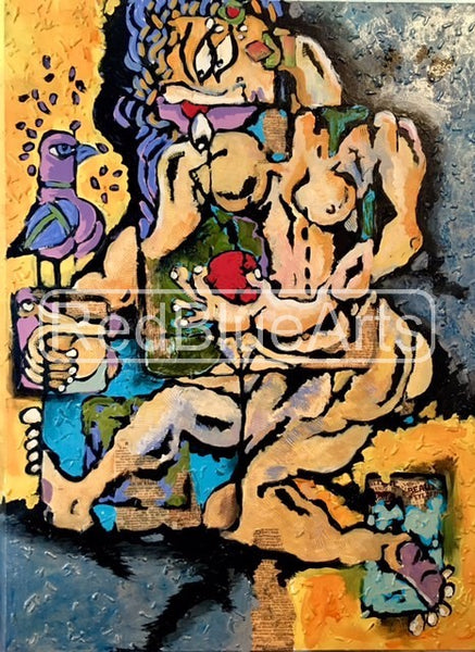 Contemporary Indian Art Houston | Mix Media On Canvas | Gopaal Seyn