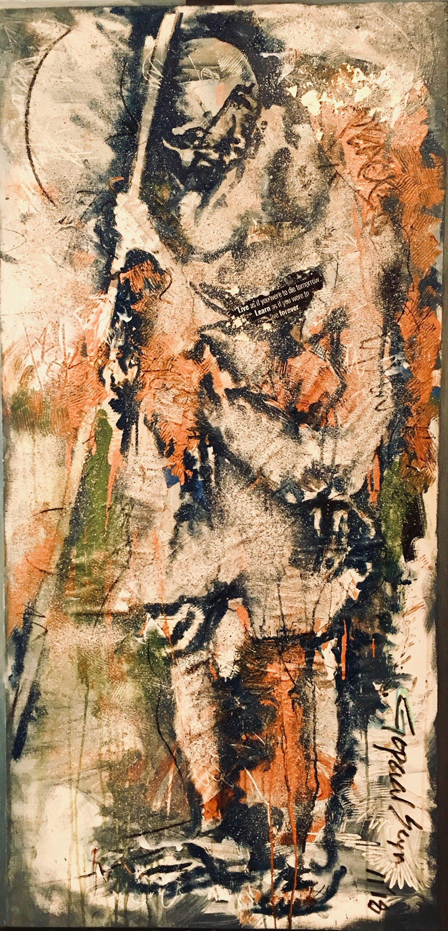 Contemporary Indian Art Houston | Mix Media On Canvas | Gopaal Seyn