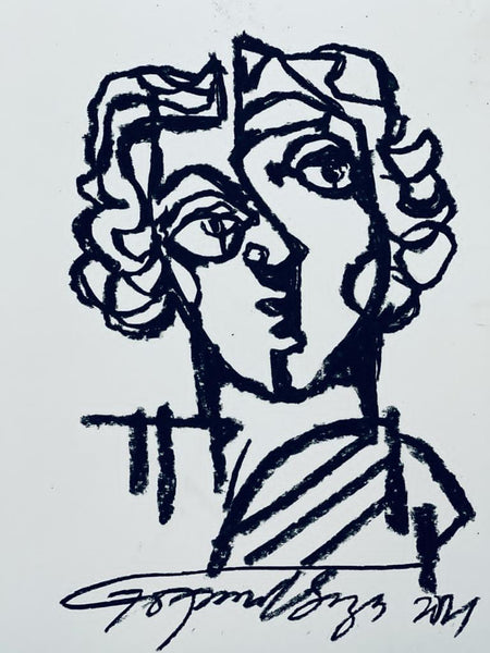 Wire Statue of a Women