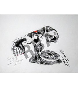 Contemporary Indian Art Houston | Charcoal Sketch | Gopaal Seyn