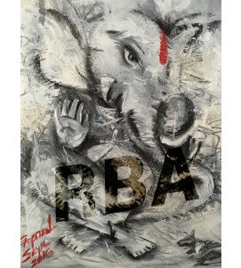 Contemporary Indian Art Houston | Mix Media On Canvas | Gopaal Seyn