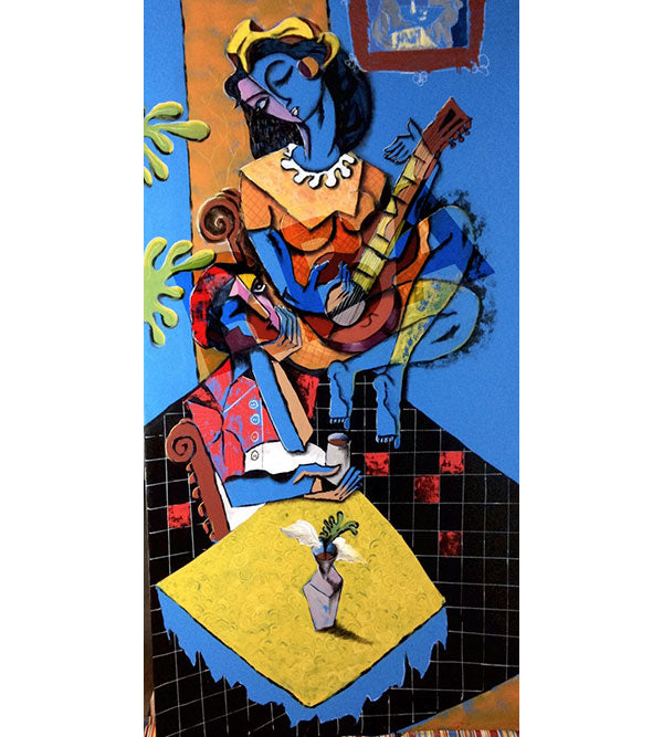 Contemporary Indian Art Houston | Mix Media On Canvas | Gopaal Seyn